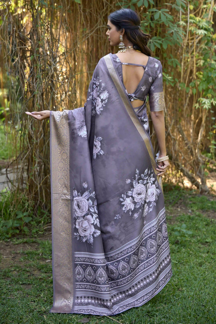 Floral Fantasy Cotton Silk Saree for Every Occasion