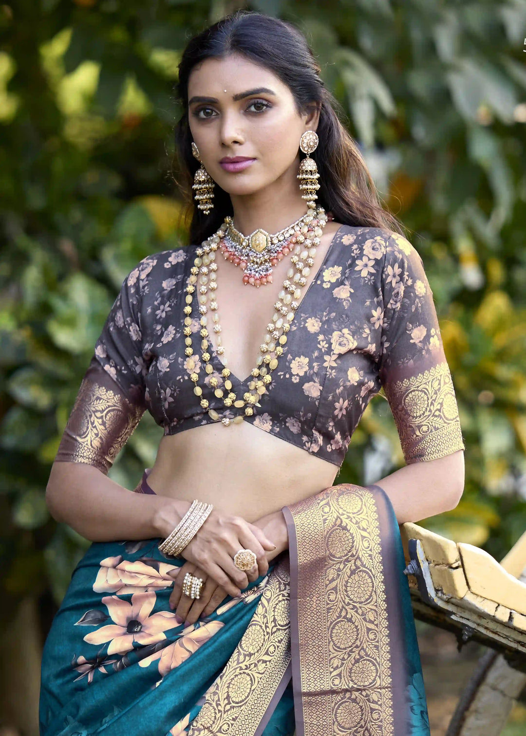 Floral Fantasy Cotton Silk Saree for Every Occasion