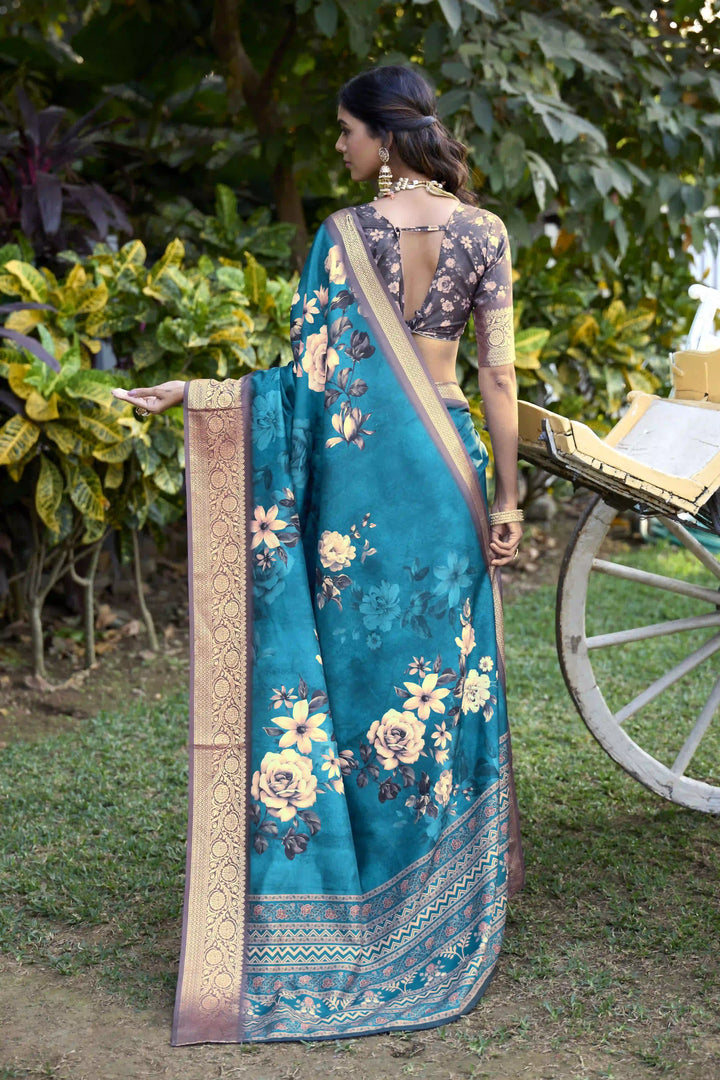 Floral Fantasy Cotton Silk Saree for Every Occasion