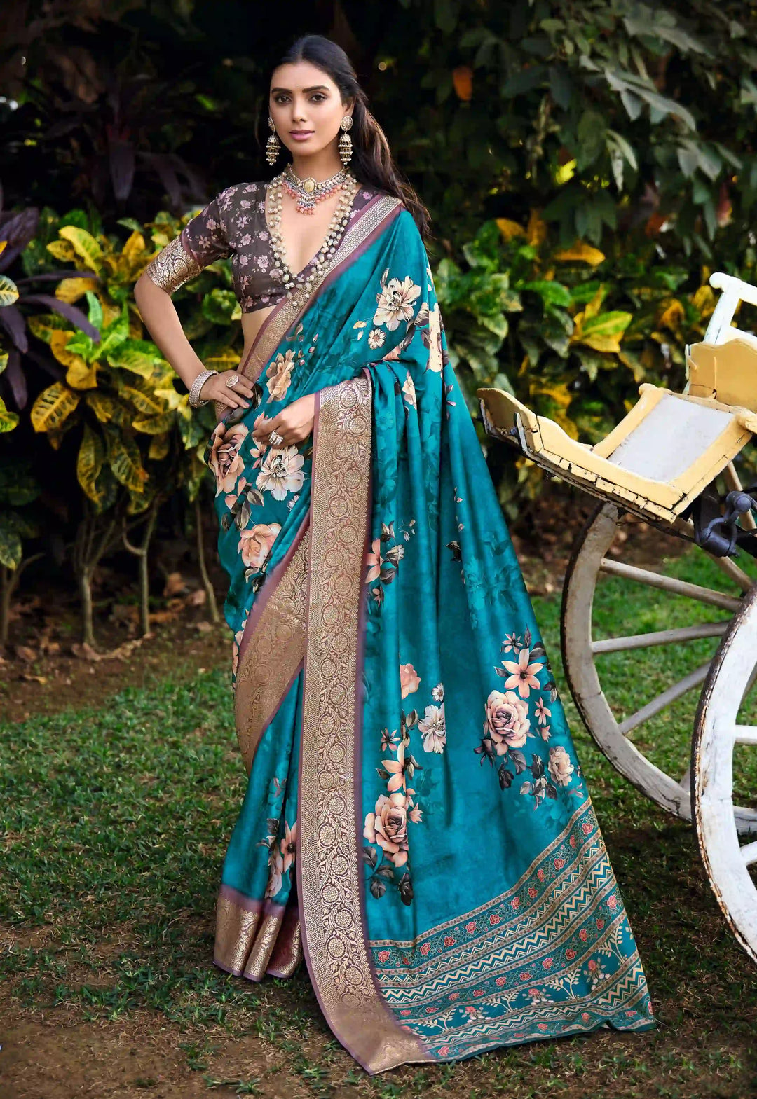 Floral Fantasy Cotton Silk Saree for Every Occasion