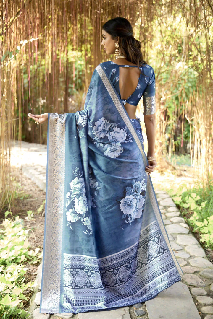 Floral Fantasy Cotton Silk Saree for Every Occasion