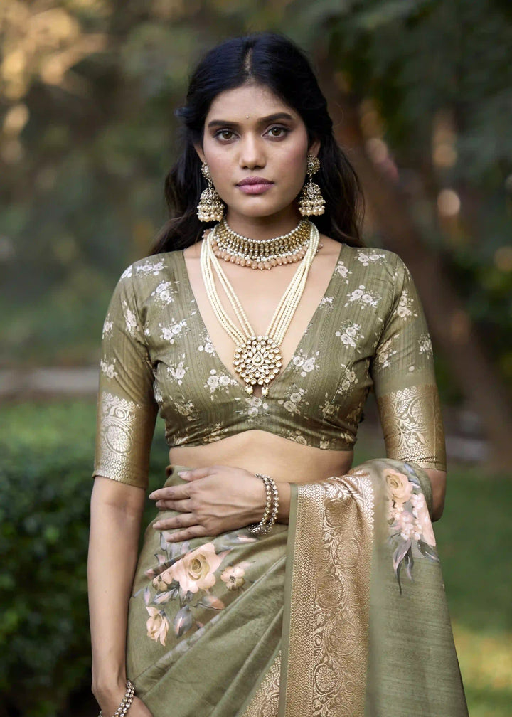Floral Fantasy Cotton Silk Saree for Every Occasion