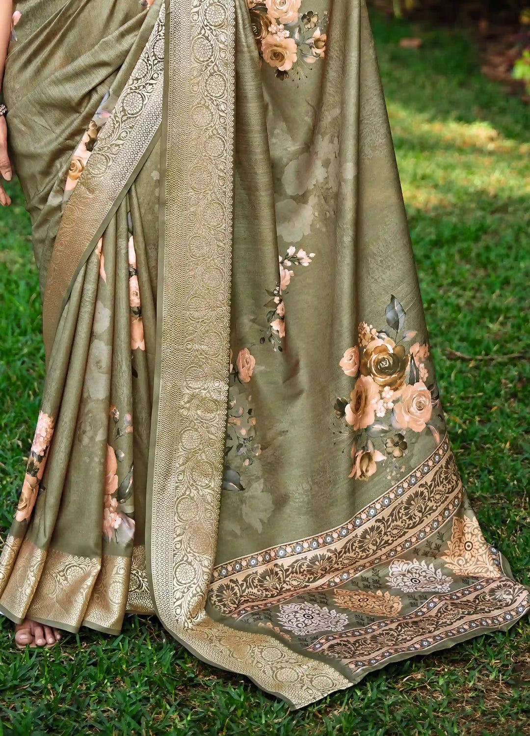 Floral Fantasy Cotton Silk Saree for Every Occasion