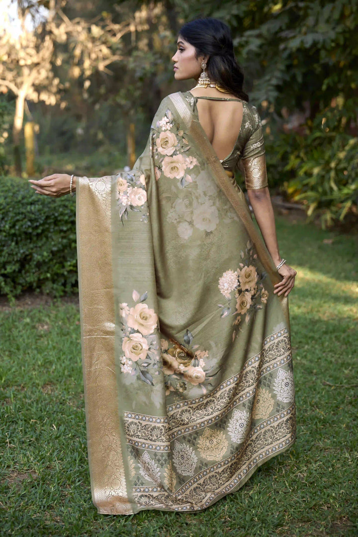 Floral Fantasy Cotton Silk Saree for Every Occasion