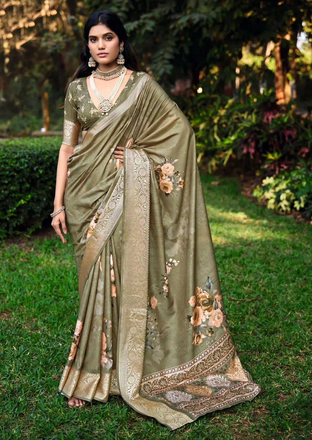 Floral Fantasy Cotton Silk Saree for Every Occasion