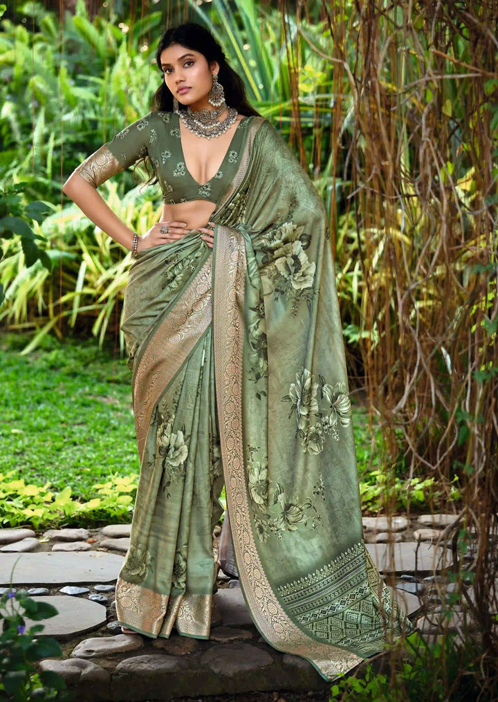 Floral Fantasy Cotton Silk Saree for Every Occasion