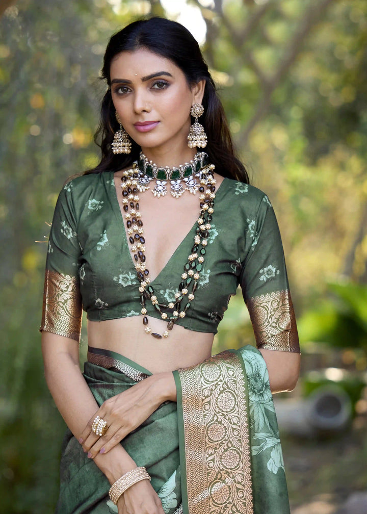 Floral Fantasy Cotton Silk Saree for Every Occasion