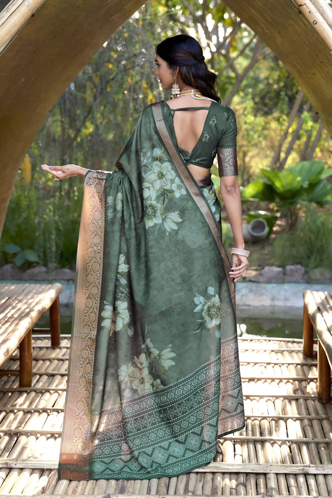 Floral Fantasy Cotton Silk Saree for Every Occasion