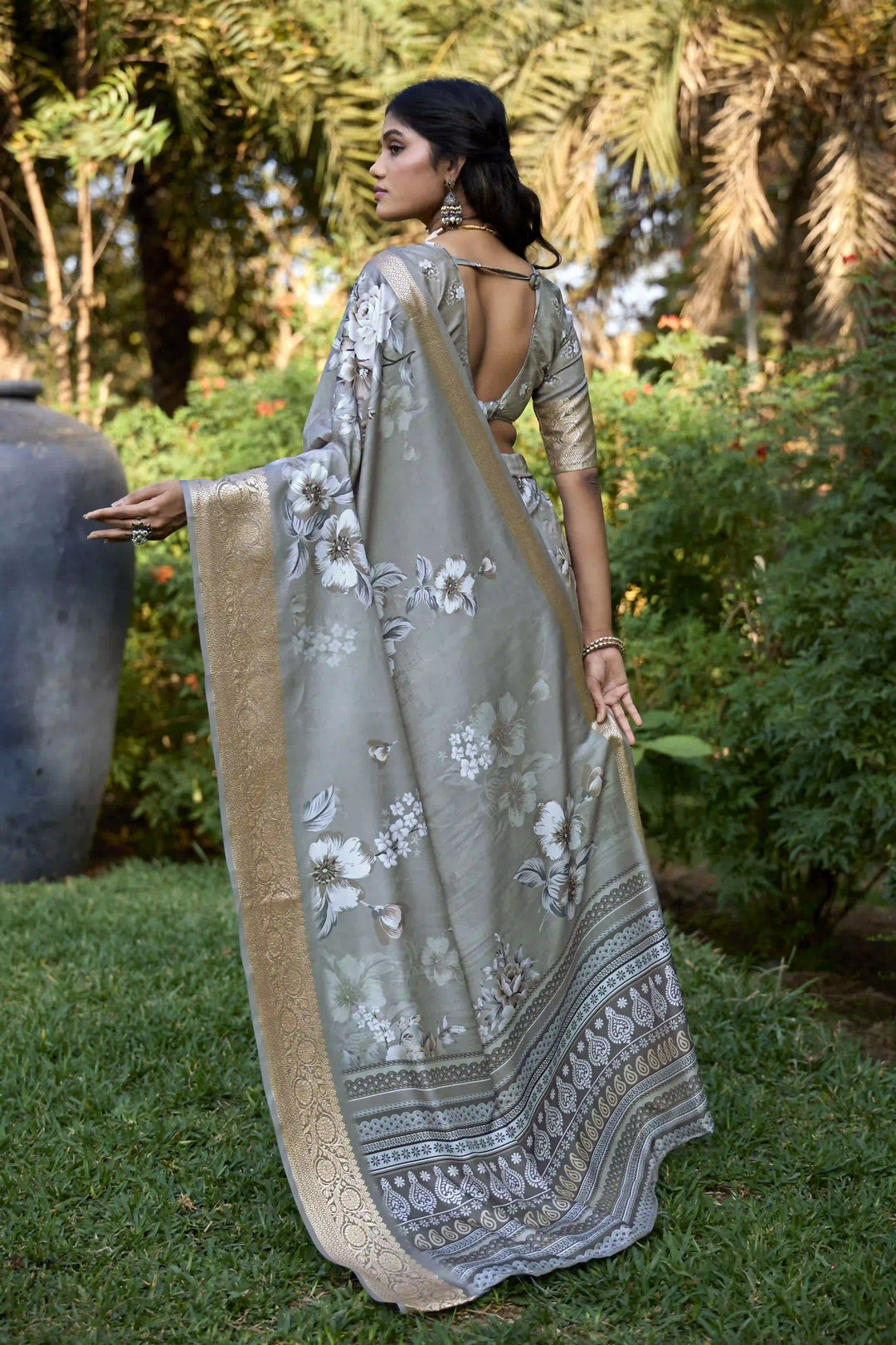 Floral Fantasy Cotton Silk Saree for Every Occasion