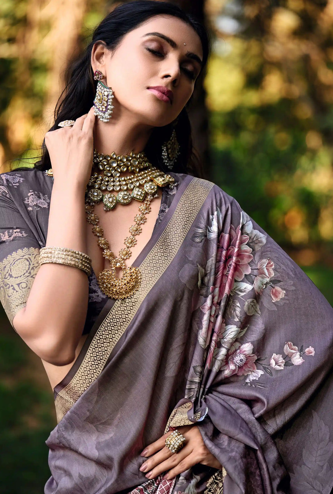 Floral Fantasy Cotton Silk Saree for Every Occasion