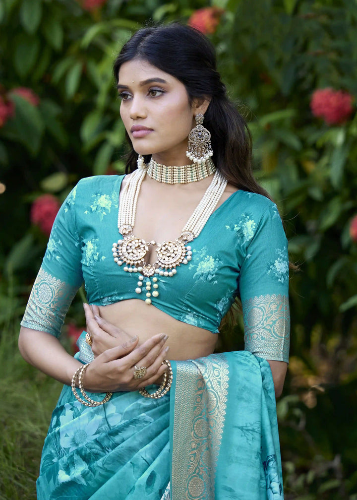 Floral Fantasy Cotton Silk Saree for Every Occasion