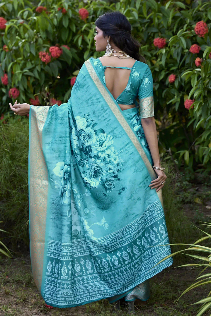 Floral Fantasy Cotton Silk Saree for Every Occasion