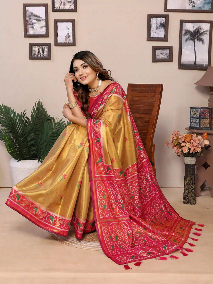 Grace in Every Drape – Banarasi Patola Silk Saree