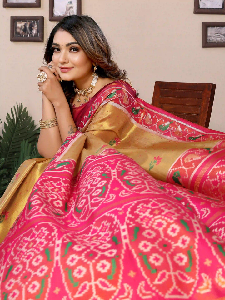 Grace in Every Drape – Banarasi Patola Silk Saree
