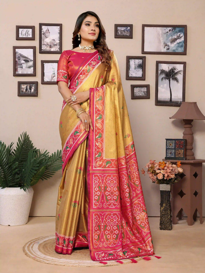 Grace in Every Drape – Banarasi Patola Silk Saree