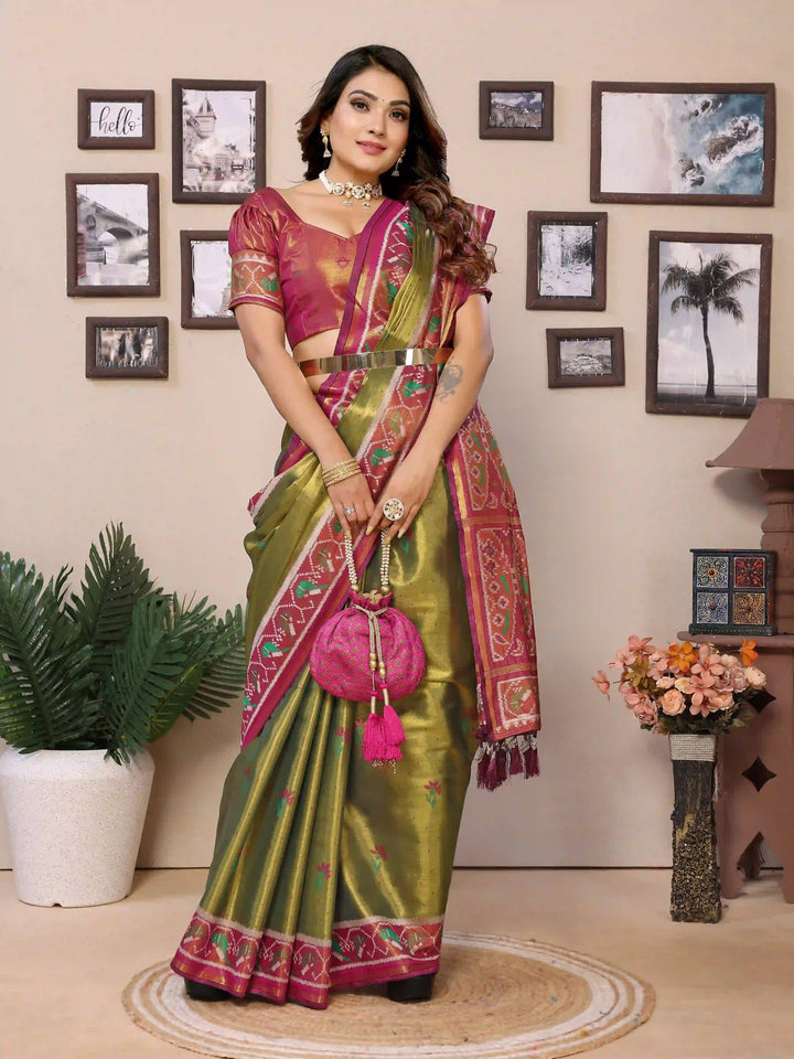 Grace in Every Drape – Banarasi Patola Silk Saree