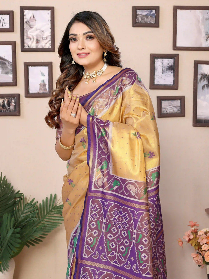 Grace in Every Drape – Banarasi Patola Silk Saree