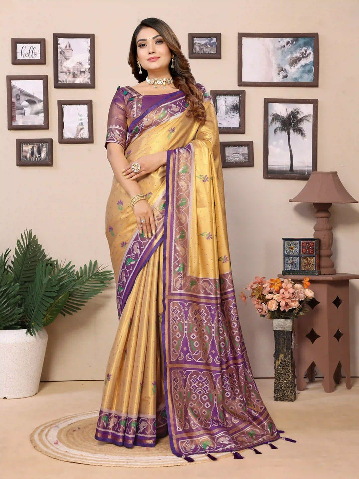 Grace in Every Drape – Banarasi Patola Silk Saree