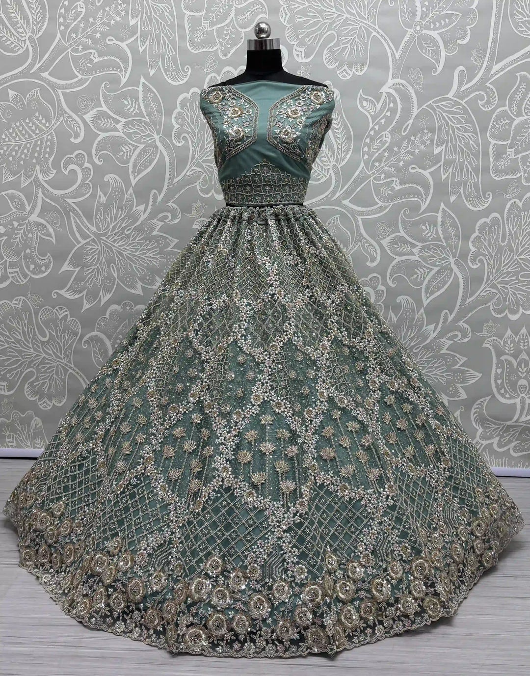 Sparkling Soft Net Lehenga for Party & Wedding Glam