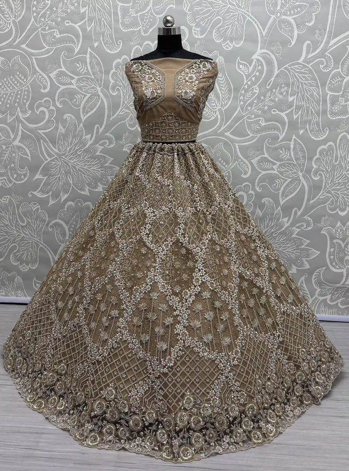 Sparkling Soft Net Lehenga for Party & Wedding Glam