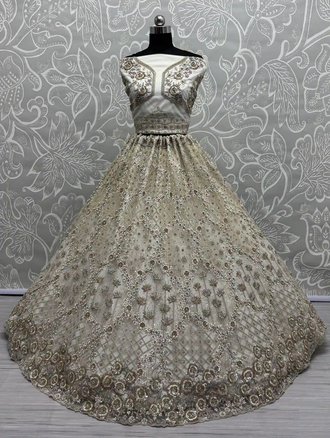 Sparkling Soft Net Lehenga for Party & Wedding Glam