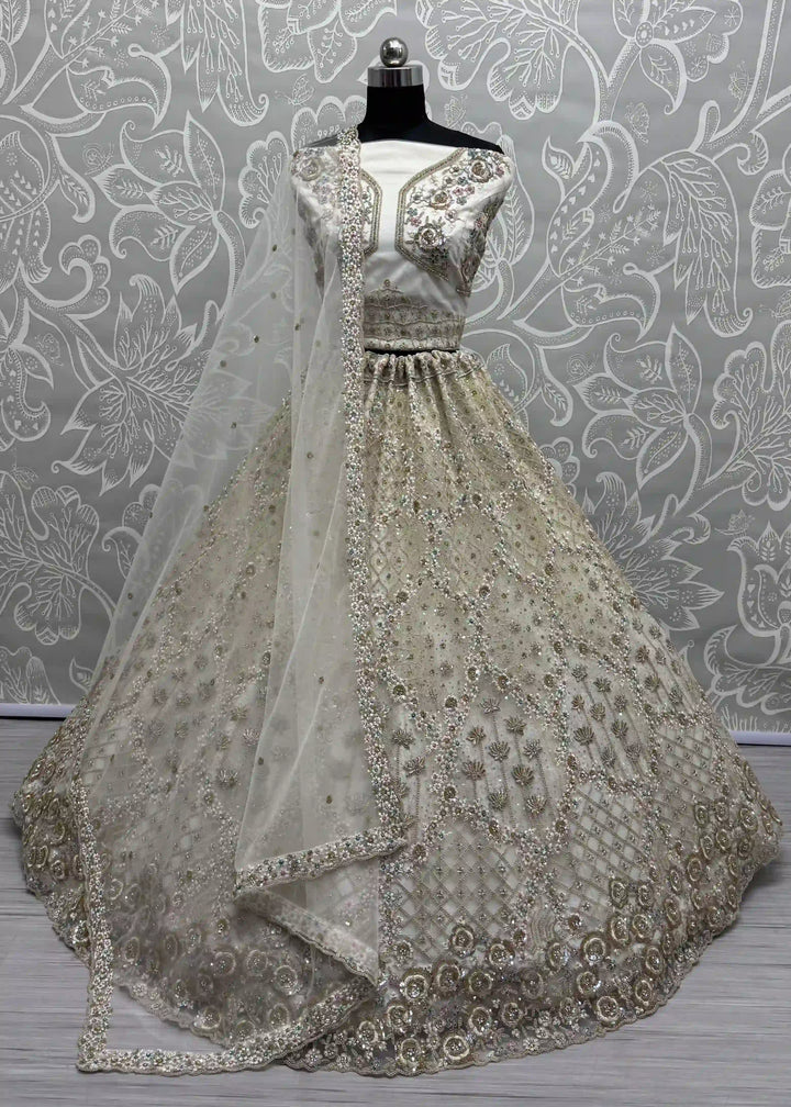 Sparkling Soft Net Lehenga for Party & Wedding Glam