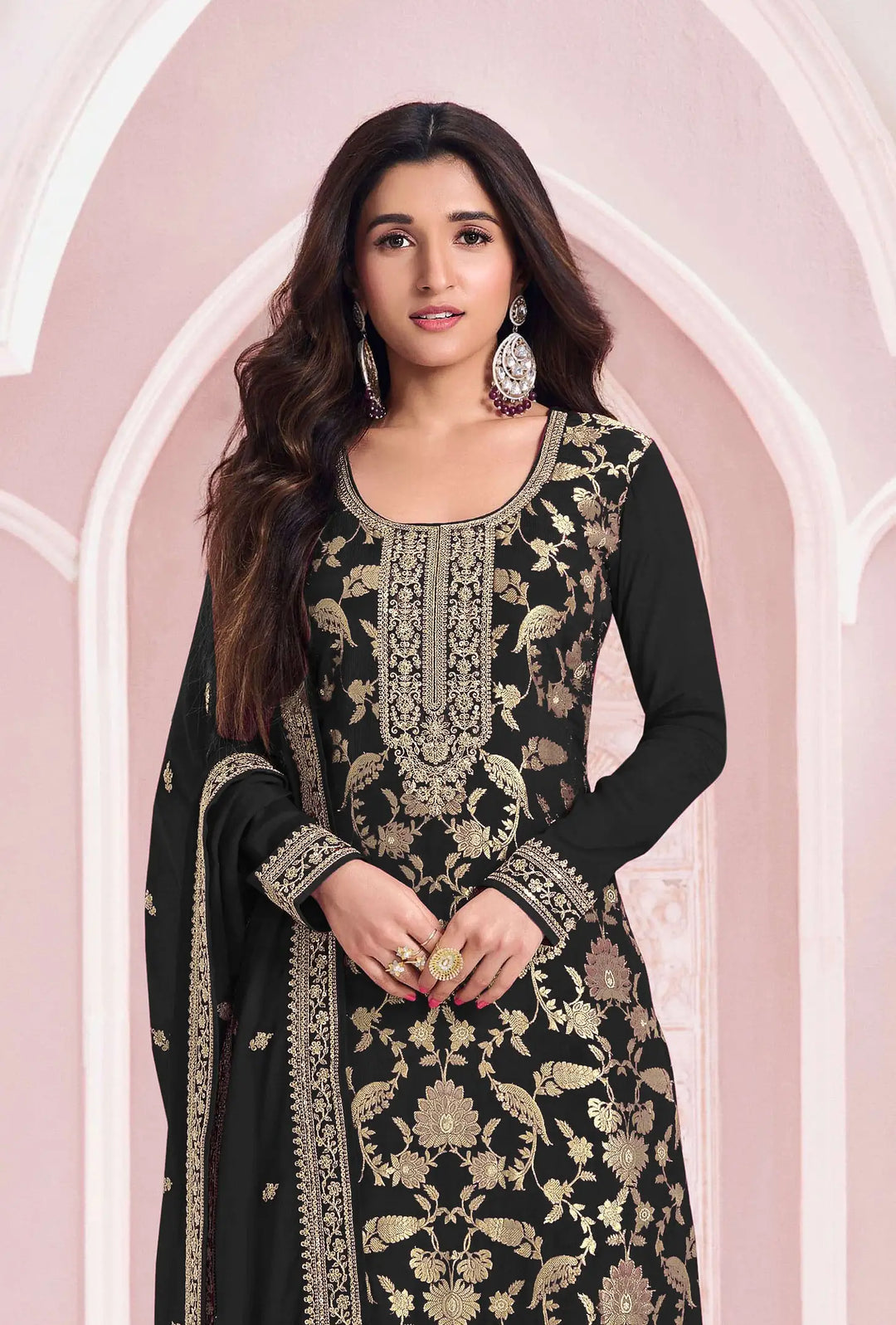Partywear Embroidered Pakistani Salwar Suit for Women