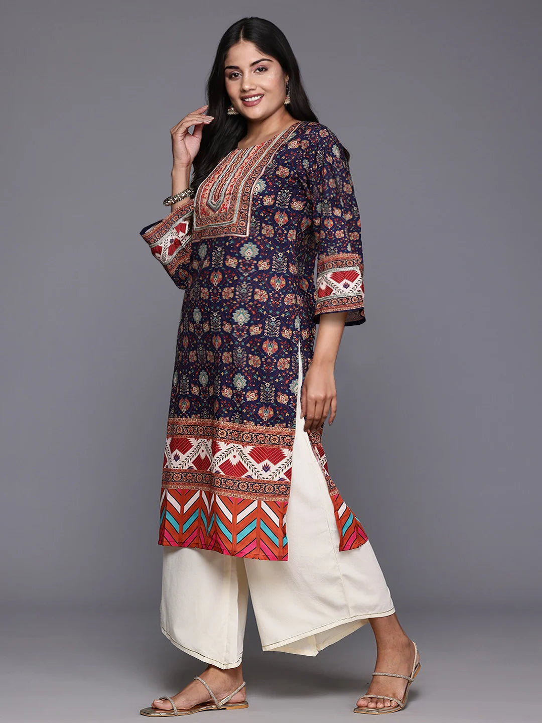 Comfy & Classy Palazzo Suit Set in Poly Crepe Fabric
