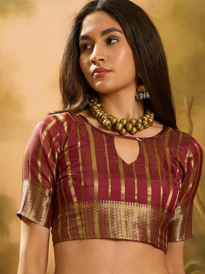 Designer Khadi Organza Saree for Women Party & Festive Look