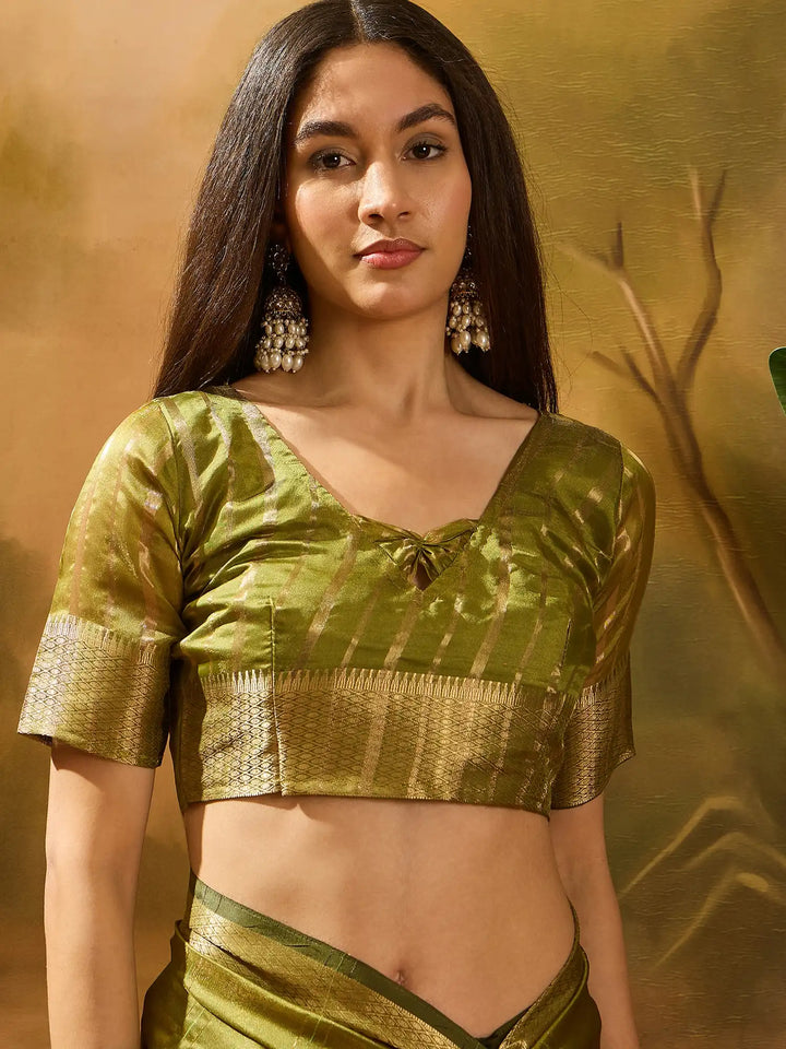 Designer Khadi Organza Saree for Women Party & Festive Look