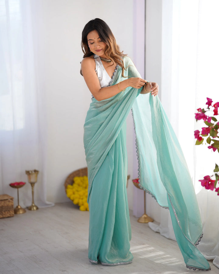 Make a Statement with This Beautiful Burberry Saree