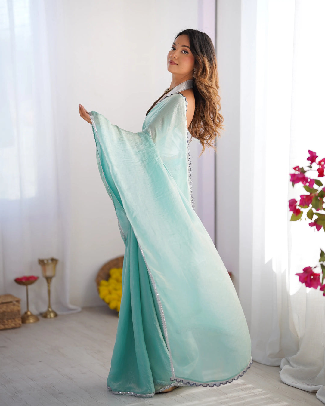 Make a Statement with This Beautiful Burberry Saree