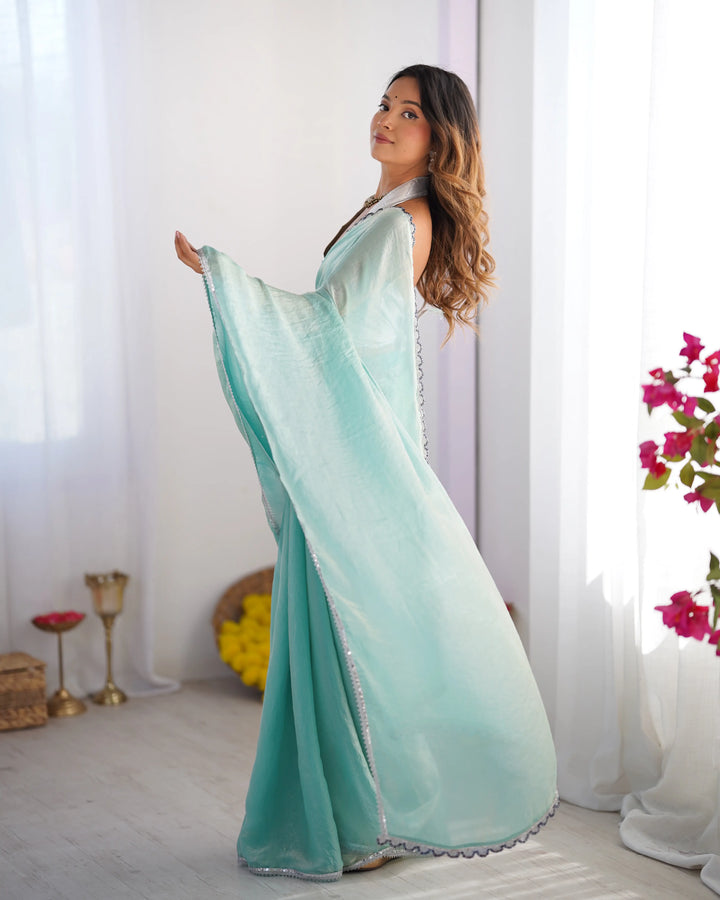 Make a Statement with This Beautiful Burberry Saree