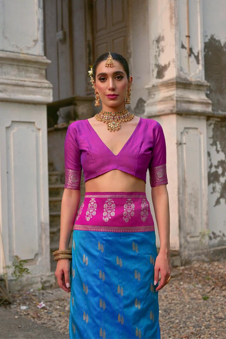 Premium Banarasi Silk Saree with Rich Designer Finish