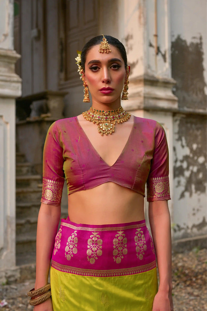 Premium Banarasi Silk Saree with Rich Designer Finish