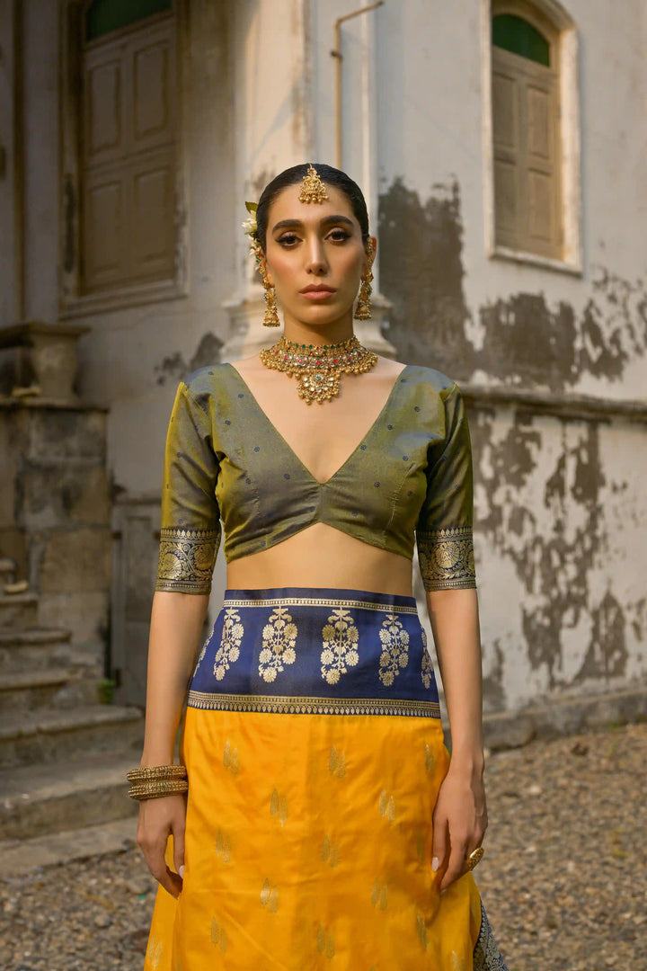 Premium Banarasi Silk Saree with Rich Designer Finish
