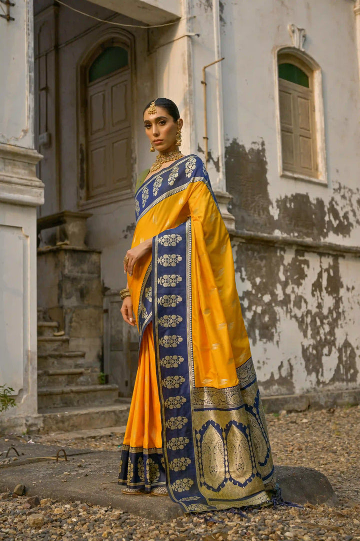 Premium Banarasi Silk Saree with Rich Designer Finish