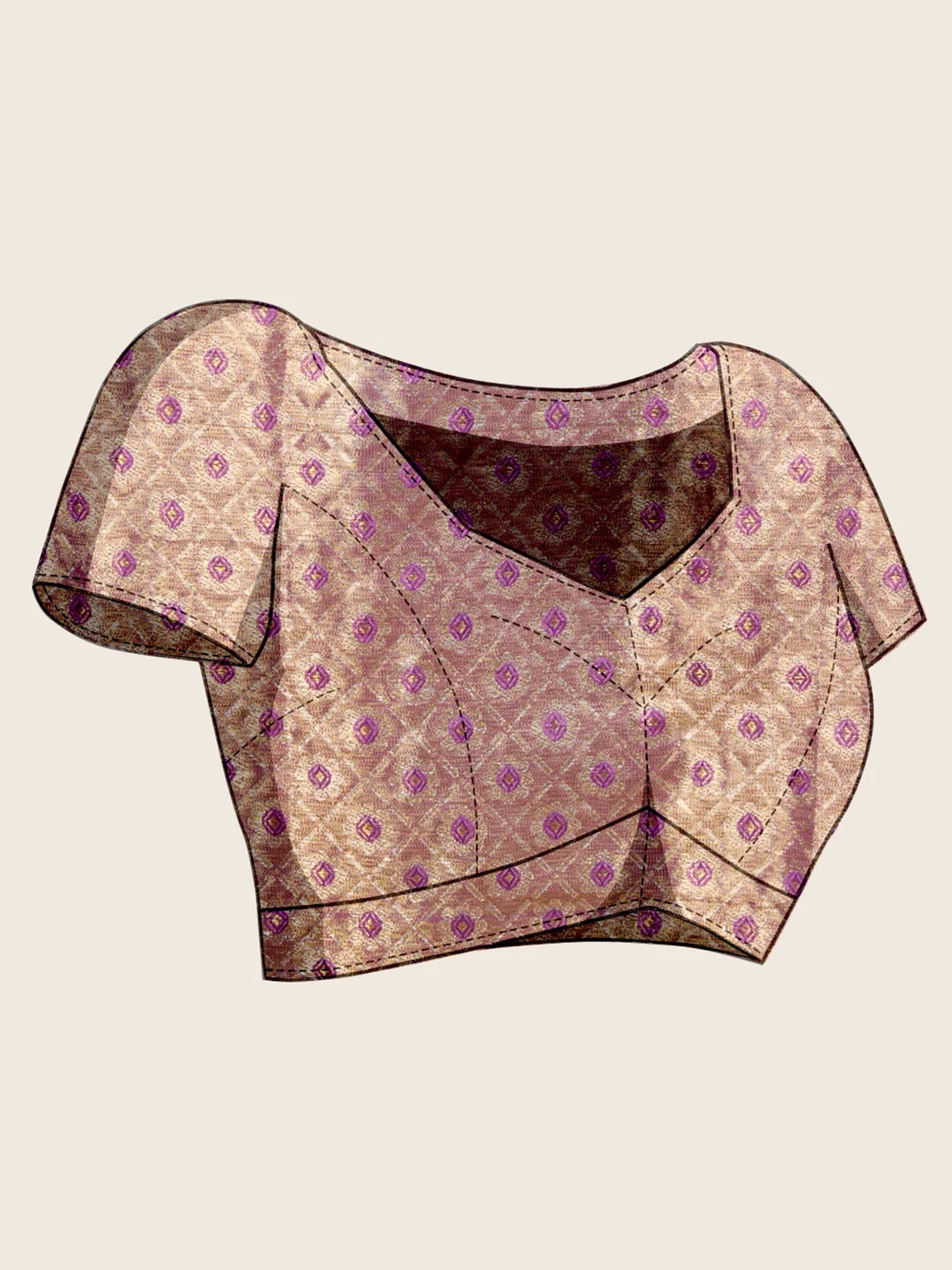 Beautiful Gray Soft Silk Saree with Heavy Jari Work Blouse