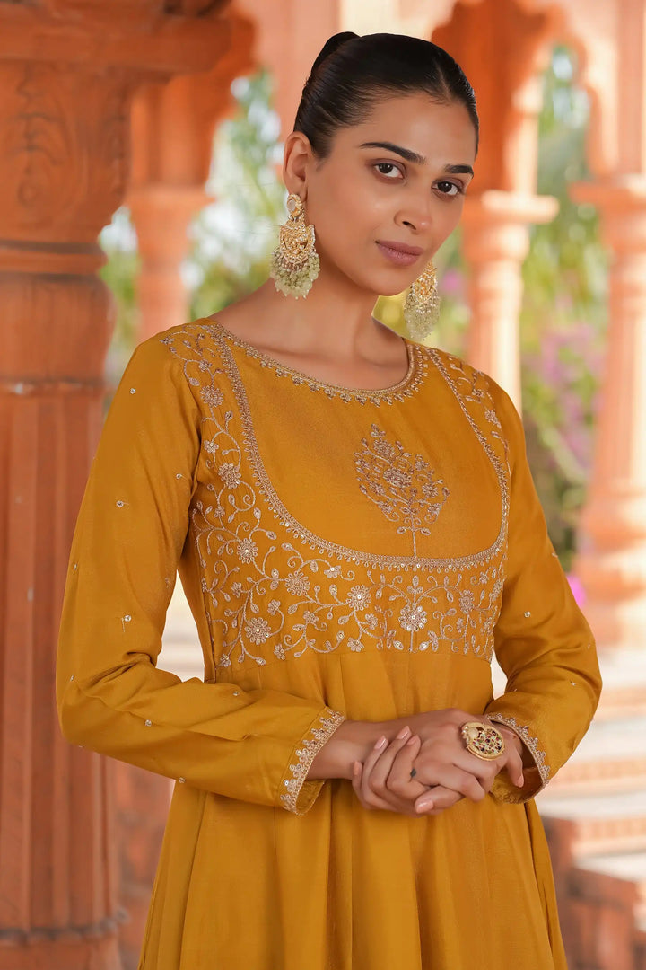 Designer Vichitra Silk Salwar Kameez with Dupatta Combo