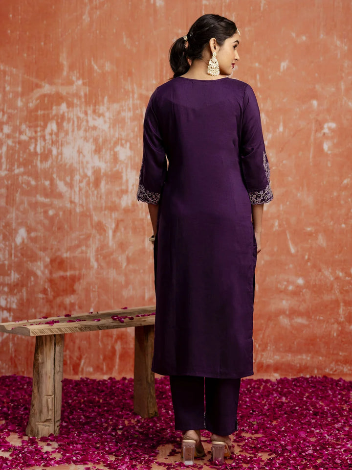 Royal Silk Blend Salwar Suit with Festive Embroidery Work