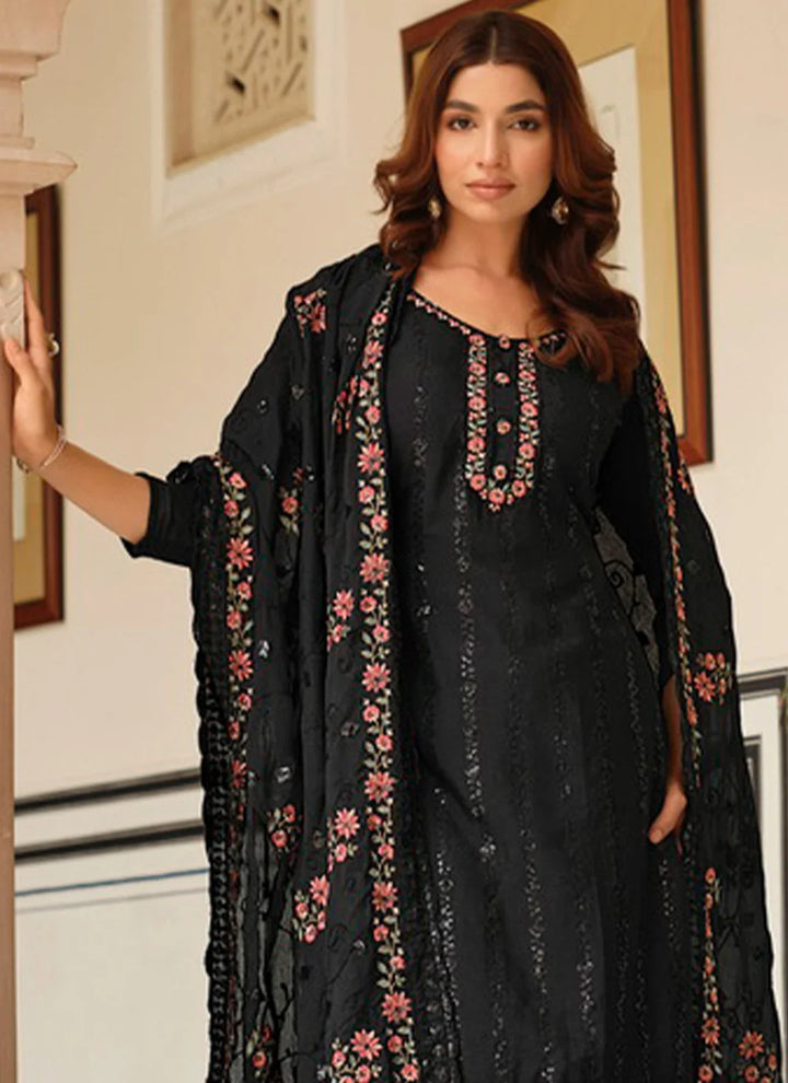 Stylish Chinon Salwar Suit Heavy Multi Thread Embroidery for Party Wear