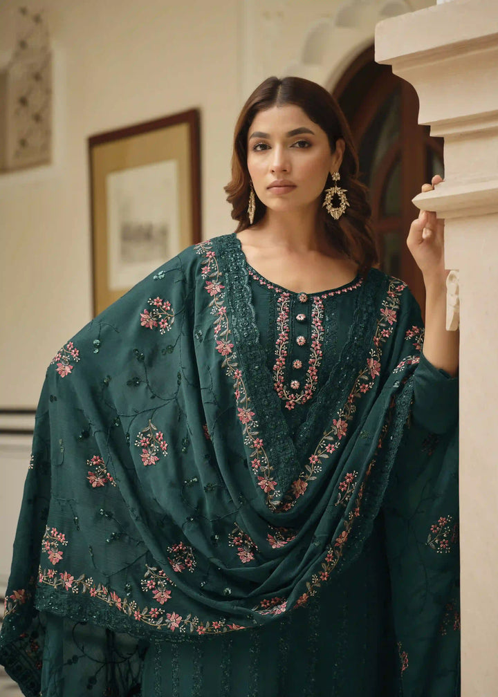 Stylish Chinon Salwar Suit Heavy Multi Thread Embroidery for Party Wear