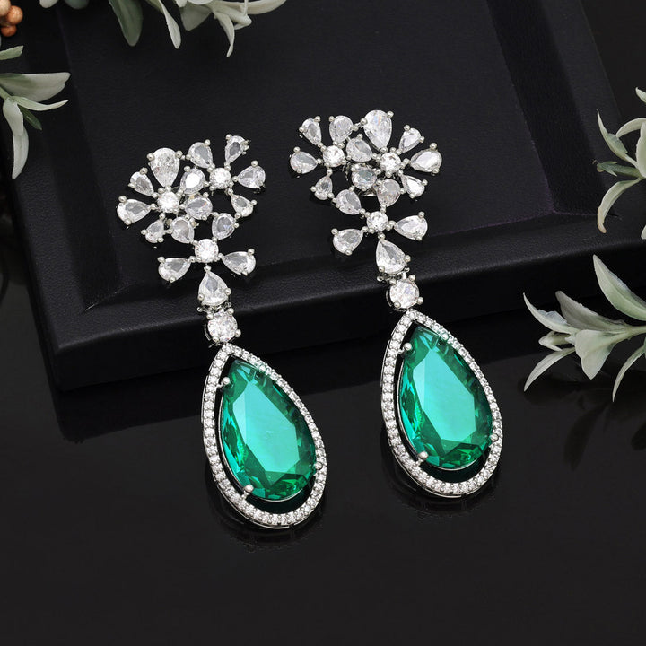 Sparkling American Diamond Earrings | Elegant Statement Jewelry