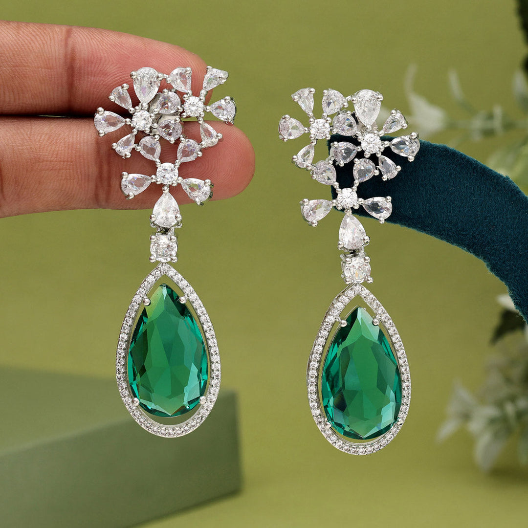 Sparkling American Diamond Earrings | Elegant Statement Jewelry