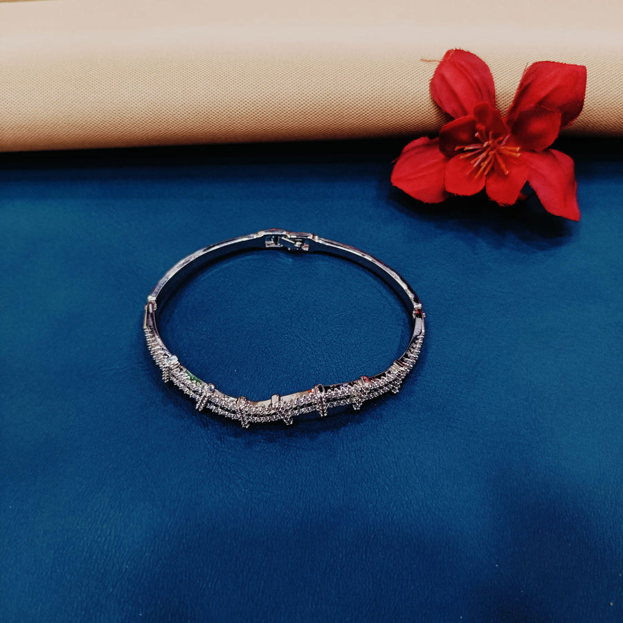 AD DIMOND BRACELET - SilverBin