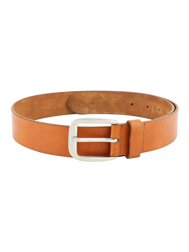 Genuine Leather Men's Casual Tan Belt