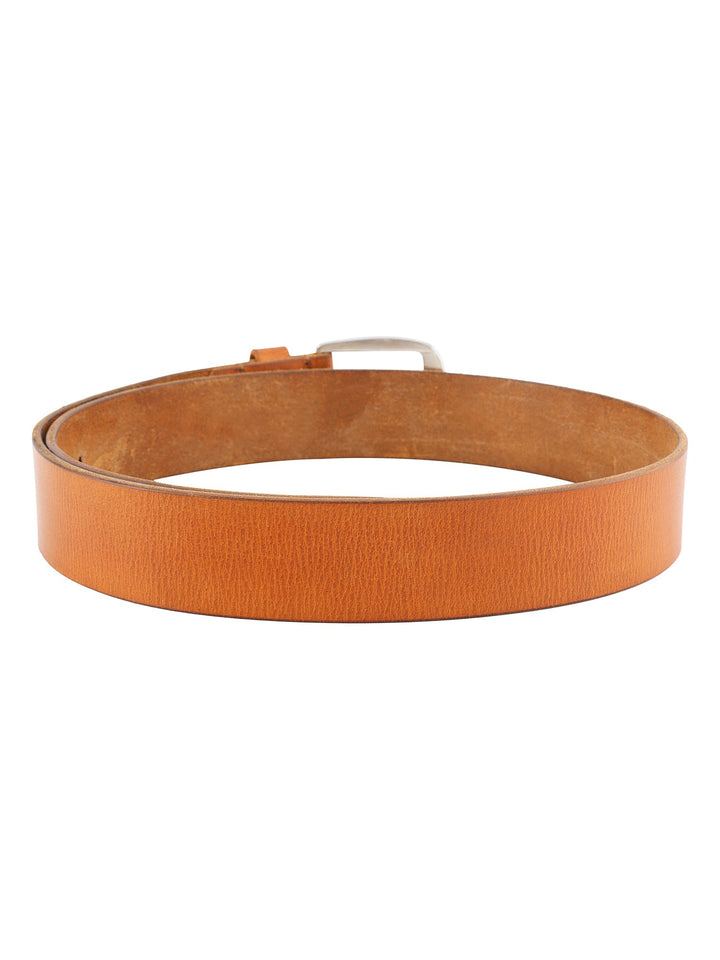 Genuine Leather Men's Casual Tan Belt