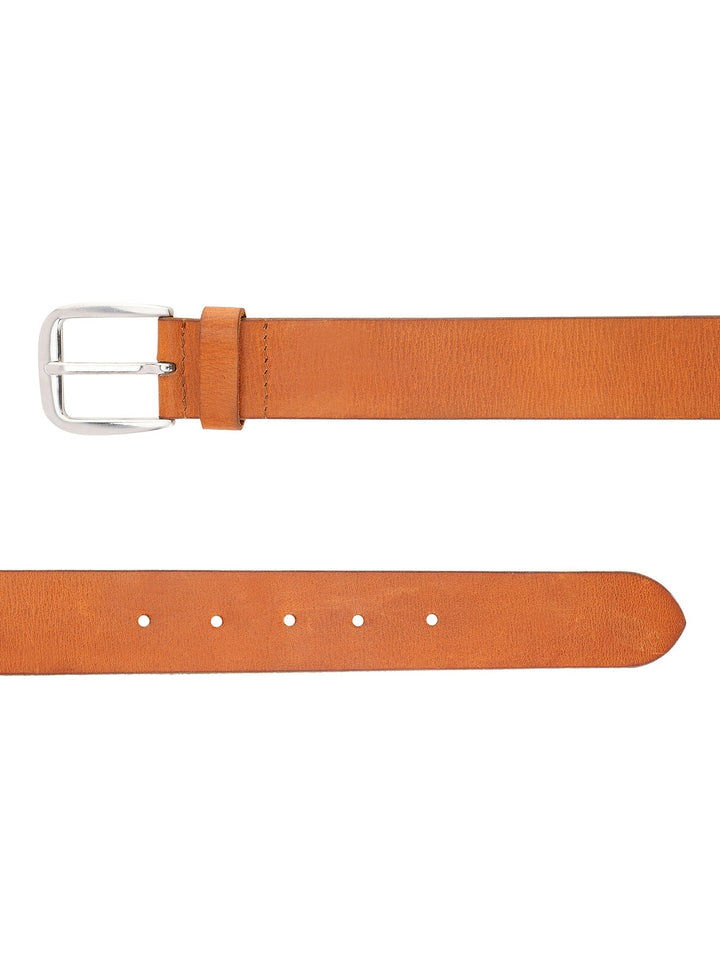 Genuine Leather Men's Casual Tan Belt