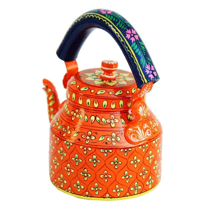 Designer Indian Art Kettle | Functional & Decorative Teaware