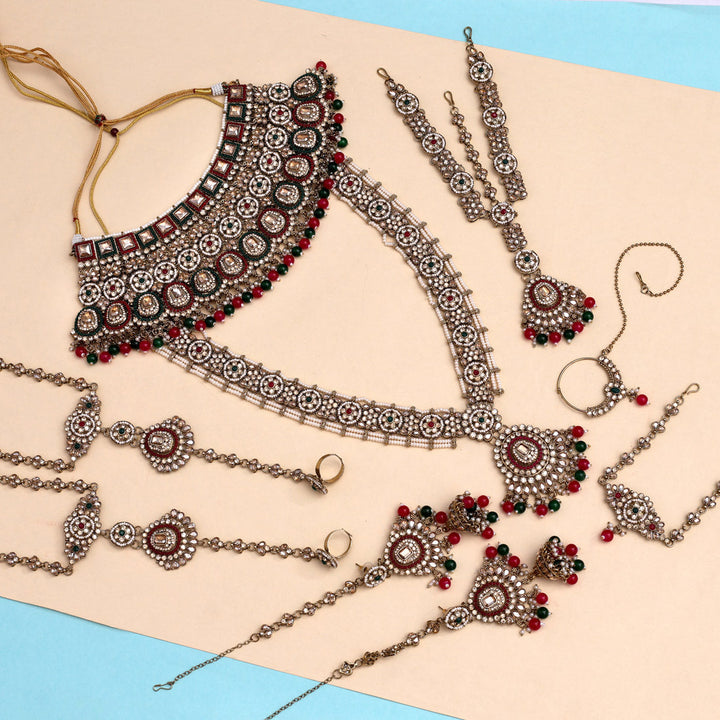 Kundan Bridal Jewellery Set | Elegant Dulhan Wedding Set